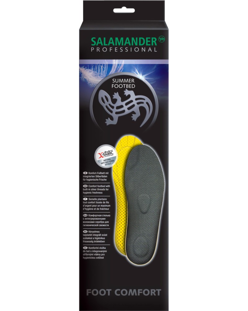    Salamander Summer Footbed -  37 - 46 - 