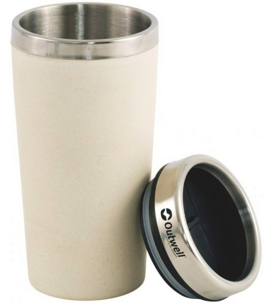  - Vacuum Bamboo Mug - 400 ml - 